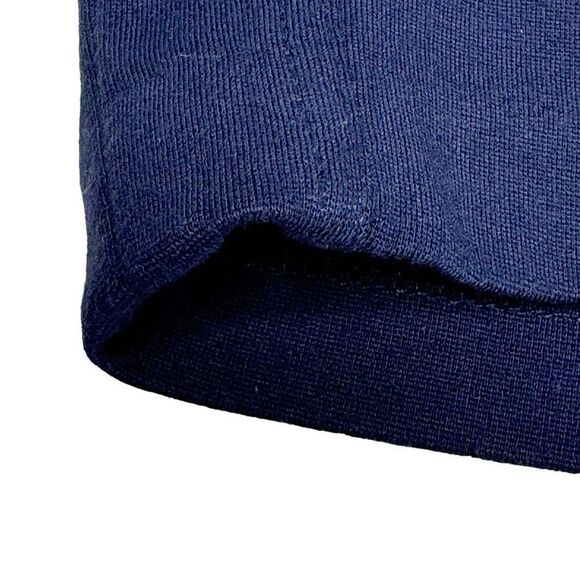 Greg Norman navy blue jersey knit Bermuda golf shorts size M - Picture 11 of 11